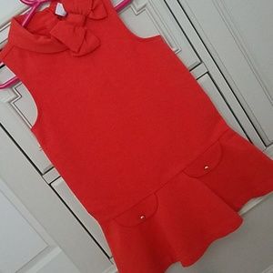 Vintage inspired orange Janie and Jack dress